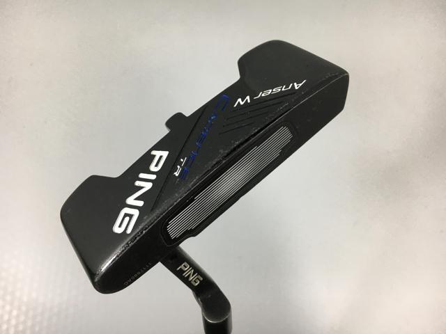 お買い得品！【中古ゴルフクラブ】ピン CADENCE(ケーデンス) 黒TR Anser W 2015 オリジナルスチール パター【14日間返品OK】