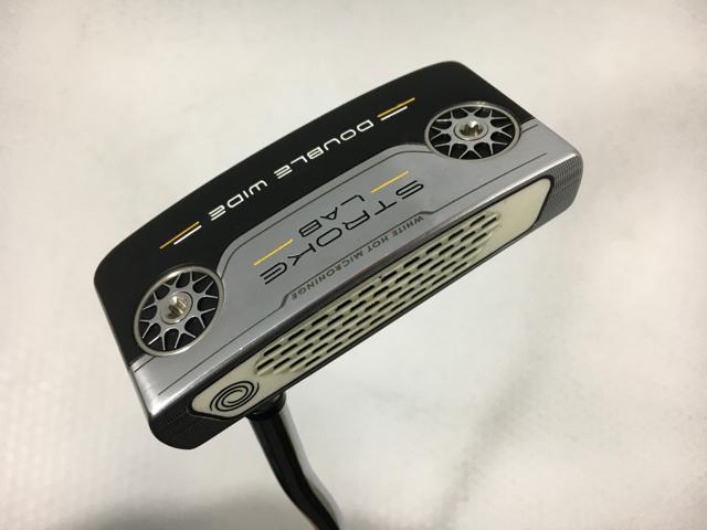 お買い得品！【中古ゴルフクラブ】オデッセイ STROKE LAB(ストローク ラボ) DOUBLE WIDE パター 2019 オリジナルスチール パター【14日間返品OK】