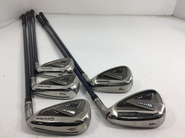 お買い得品！【中古ゴルフクラブ】(5本セット)テーラーメイド SIM2 MAX (シム2 マックス) アイアン 2021 (日本仕様) TENSEI BLUE TM60 6〜9.P【14日間返品OK】_1