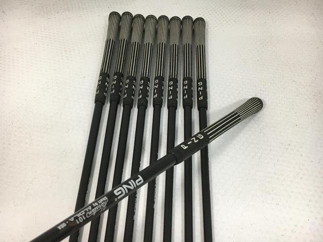 【中古ゴルフクラブ】(9本セット)ピン ZING ステンレス(オレンジ) オリジナルカーボン 3〜9.P.S【14日間返品OK】