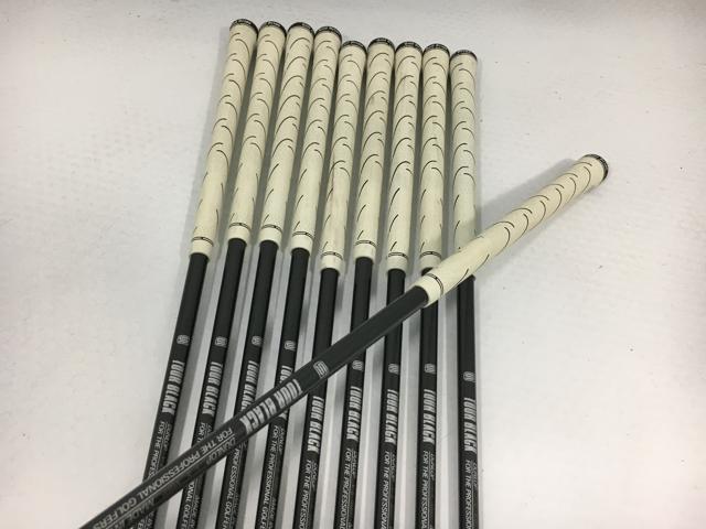 お買い得品！【中古ゴルフクラブ】(10本セット)ダンロップ DP-555 アイアン ツアーブラック 3〜9.P.A.S【14日間返品OK】