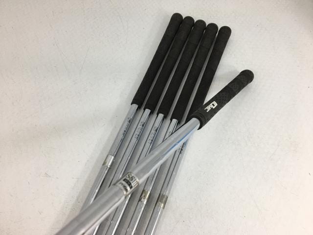 お買い得品！【中古ゴルフクラブ】(6本セット)プロギア iD nabla(ナブラ) BLACK(ブラック) フォージド アイアン スペックスチール3 5〜9.P【14日間返品OK】