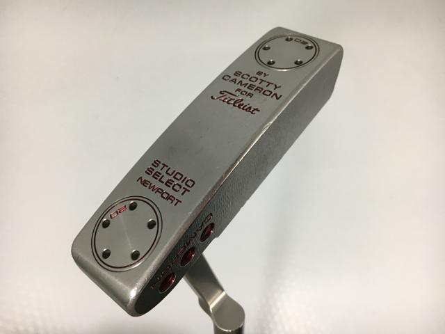お買い得品！【中古ゴルフクラブ】タイトリスト スコッティ・キャメロン スタジオセレクト ニューポート オリジナルスチール パター【14日間返品OK】