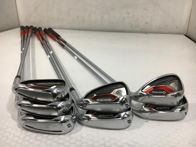 【中古ゴルフクラブ】(7本セット)テーラーメイド AERO BURNER(エアロバーナー) アイアン 2015 (日本仕様) KBS C-Taper90スチール 5〜9.P.S【14日間返品OK】_1