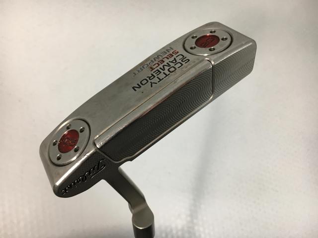 お買い得品！【中古ゴルフクラブ】タイトリスト スコッティ・キャメロン セレクト ニューポート 2016 オリジナルスチール パター【14日間返品OK】