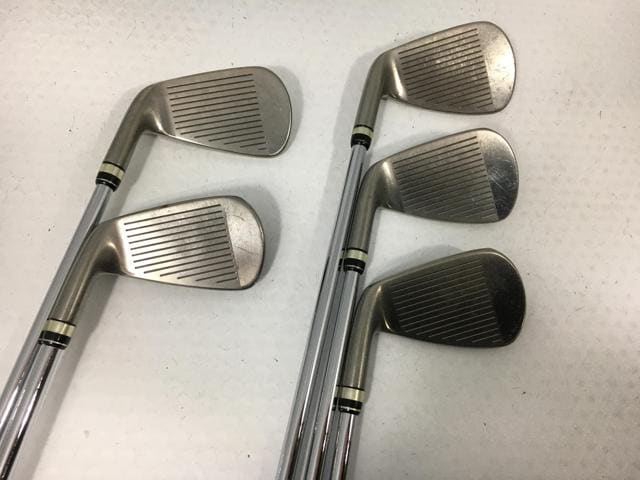 【中古ゴルフクラブ】(5本セット)プロギア NEW egg フォージド アイアン 2012 スペックスチール3 6〜9.P【14日間返品OK】