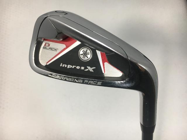 【中古ゴルフクラブ】(6本セット)ヤマハ インプレス X D BLACK アイアン 2010 TBX-510i 5〜9.P【14日間返品OK】