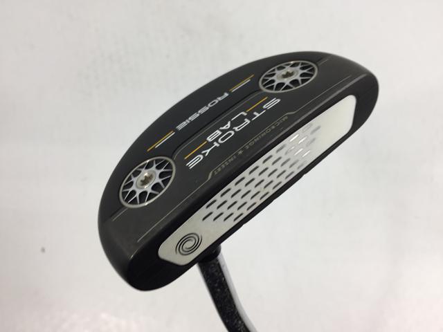 【中古ゴルフクラブ】オデッセイ STROKE LAB(ストローク ラボ) ブラックシリーズ ROSSIE(ロッシー) パター 2020 オリジナルスチール パター【14日間返品OK】