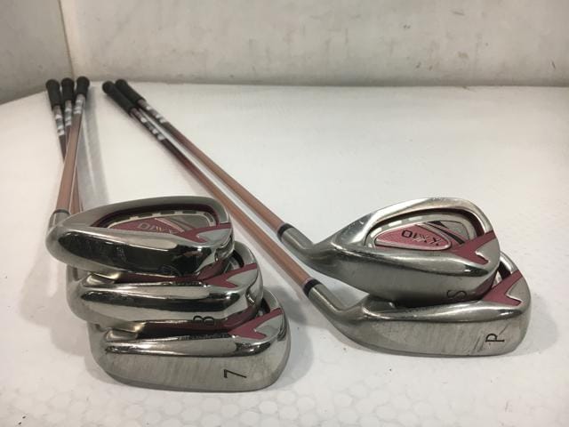 【中古ゴルフクラブ】(5本セット)ダンロップ ゼクシオ12 トゥエルブ (XXIO 12) アイアン レディス 2022 (ボルドー) MP1200L 7〜9.P.S【14日間返品OK】_1