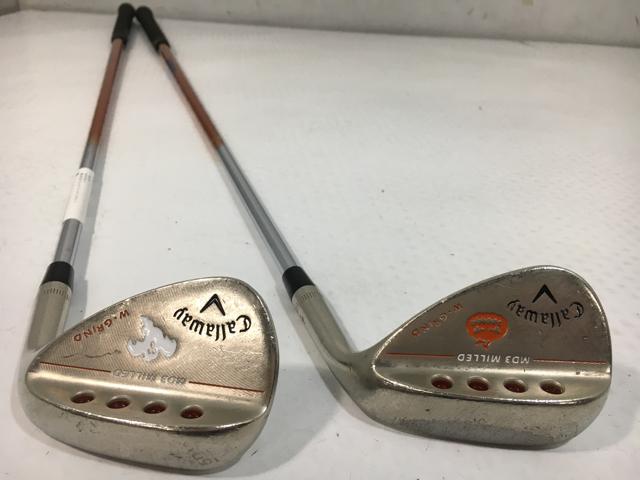 【中古ゴルフクラブ】キャロウェイ MD3 MILLED ウェッジ ゴールドニッケル ハロウィンバージョン W-GRIND 2本セット NSプロ ZELOS 8 スペシャルバージョン WEDGE 2本SET【14日間返品OK】