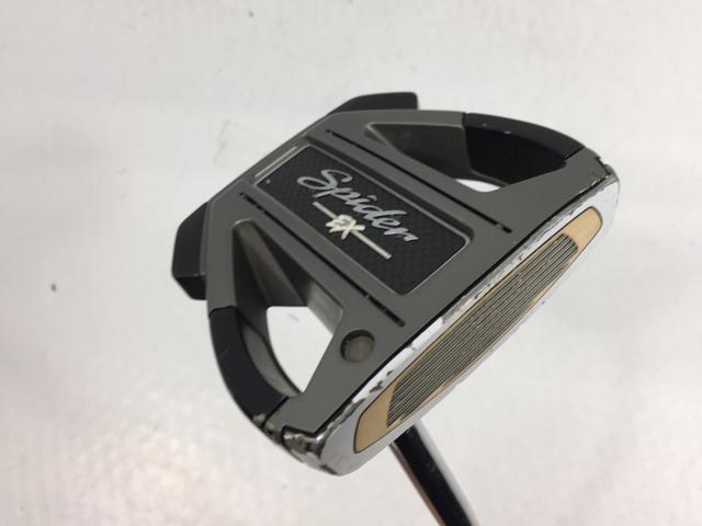 【中古ゴルフクラブ】テーラーメイド スパイダー EX プラチナム/ホワイト フローネック パター 2021 オリジナルスチール パター【14日間返品OK】