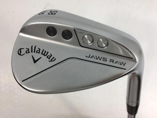 【中古ゴルフクラブ】キャロウェイ JAWS RAW ウェッジ クロム 58S-10 (日本仕様) 2022 D/G SW【14日間返品OK】
