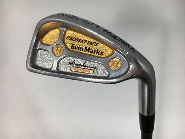 【中古ゴルフクラブ】(8本セット)ホンマ ツインマークス クロスアタック アイアン ドリスチタンフェザーウェイト2 2S 4〜10.S【14日間返品OK】
