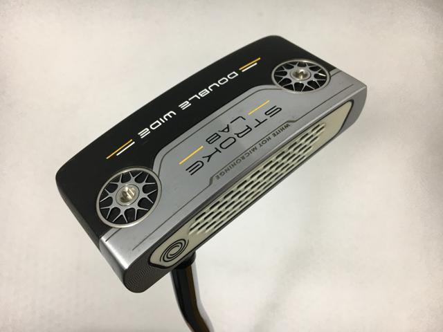 お買い得品！【中古ゴルフクラブ】オデッセイ STROKE LAB(ストローク ラボ) DOUBLE WIDE パター 2019 オリジナルスチール パター【14日間返品OK】