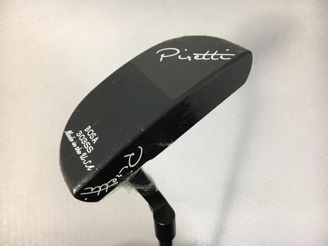 お買い得品！【中古ゴルフクラブ】【未使用品】Piretti(ピレッティ) BOSA ミッドナイトブラック パター 2021 オリジナルスチール パター【14日間返品OK】