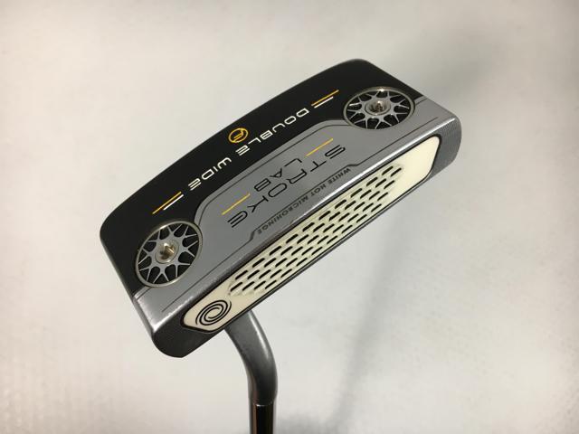 【中古ゴルフクラブ】オデッセイ STROKE LAB(ストローク ラボ) DOUBLE WIDE FLOW パター 2019 STROKE LAB(ストローク ラボ)シャフト パター【14日間返品OK】