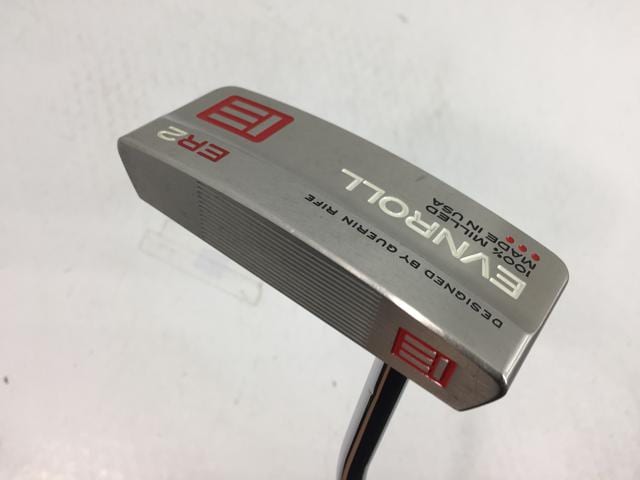 【中古ゴルフクラブ】EVNROLL(イーブンロール) EVNROLL(イーブンロール) ER2 ミッドブレード パター オリジナルスチール パター【14日間返品OK】