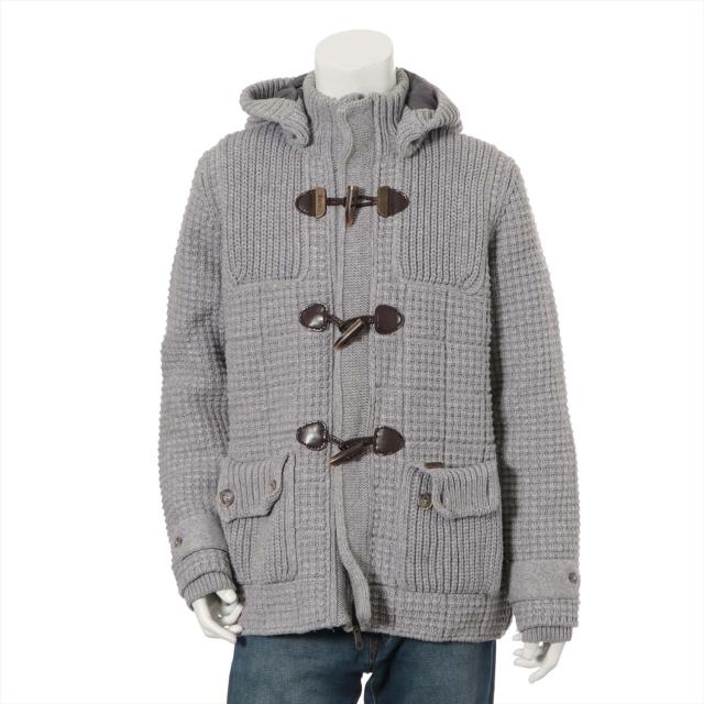 バーク ニット ダッフルコート M メンズ グレーの通販はau Pay マーケット Allu Au Pay マーケット店