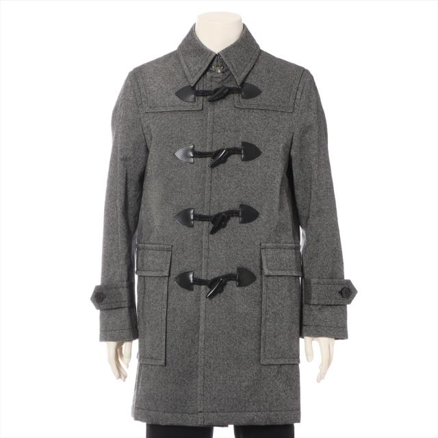 バーバリーブラックレーベル ウール ダッフルコート M メンズ グレーの通販はau Pay マーケット Allu Au Pay マーケット店