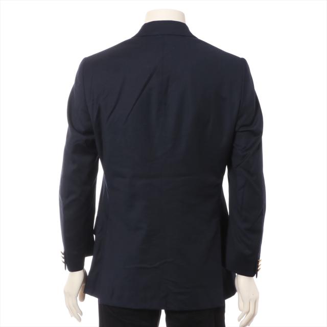ロロピアーナ ウール テーラードジャケット 46 メンズ ネイビー ボタン1個欠損の通販はau Pay マーケット Allu Au Pay マーケット店