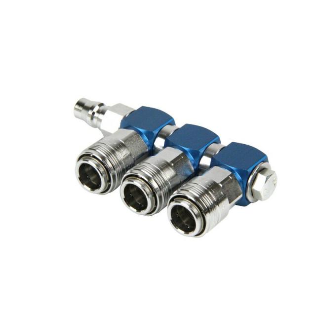 SK11 3連分岐ソケットロータリー S−UO3 電動工具 エアーツール カプラ ジョイントの通販は