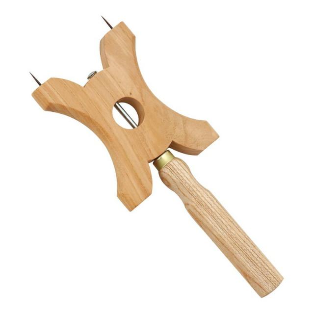 【刺繍】正絹　小紋　小槌巻物竹の子キノコ　袷　嘘つき襦袢ち付き 正絹 小紋 矢鱈縞