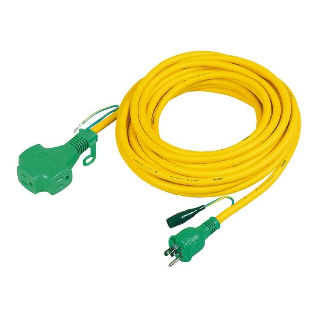日動 P延長コード極太 10m PPT−10E キイロ 電動工具 電工ドラム コード 延長コード10M未満