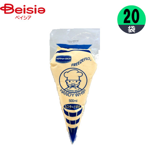 ホイップ 日本リッチ カスター風味ホイップ 500ml×20個 お菓子作り おやつ デザート まとめ買い 業務用 冷凍の通販は 8,595円