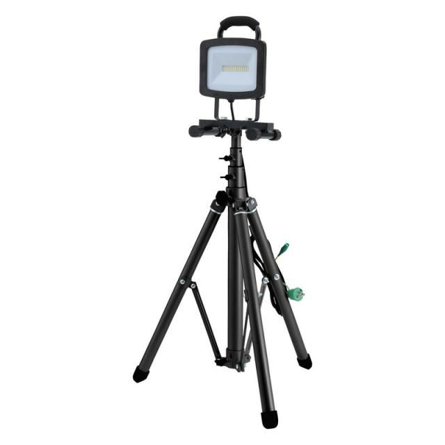 Caster コード式LED投光器（三脚） CLP−2800−TPS 電動工具 作業 警告 防犯灯 投光器 替え球