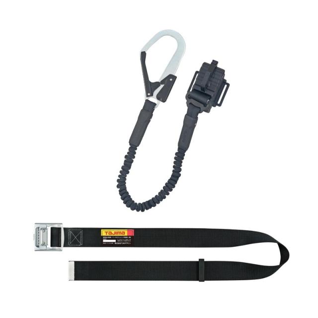 タジマ 蛇腹縦L1ベルトMセット B1SMJR−TL1BK ワークサポート 保護具 安全帯 巻取式