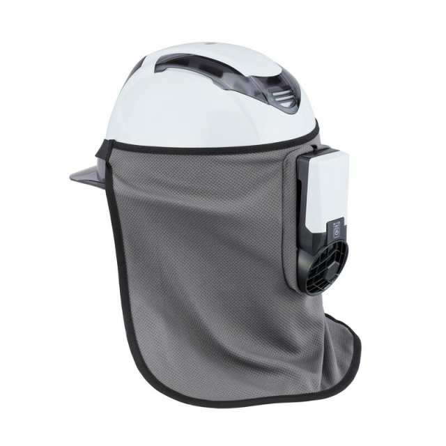 TOYO 防暑タレ付ヘルメット送風機 NO．7705 ワークサポート 保護具 ヘルメット暑さ対策 熱中症対策の通販は