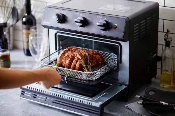 アイリスオーヤマ ノンフライ熱風オーブン ブラック FVX-D14A-B