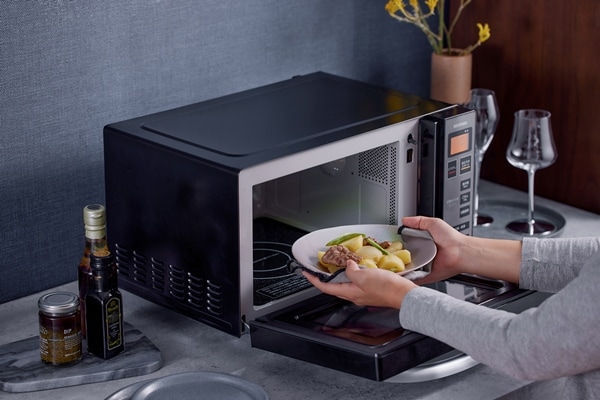 アイリス ミラーガラス 電子レンジ 18L フラットテーブル MO-FM1804