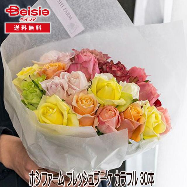 ホシファーム フレッシュブーケ カラフル 30本 | ギフト プレゼント 贈り物 誕生日プレゼント 記念日プレゼント 結婚祝い お祝い お返し 内祝い プチギフト クリスマス 贈答品