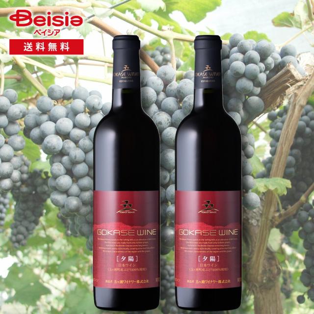 五ヶ瀬ワイナリー 五ヶ瀬ワイン 夕陽(ゆうひ) 2本セットの通販は