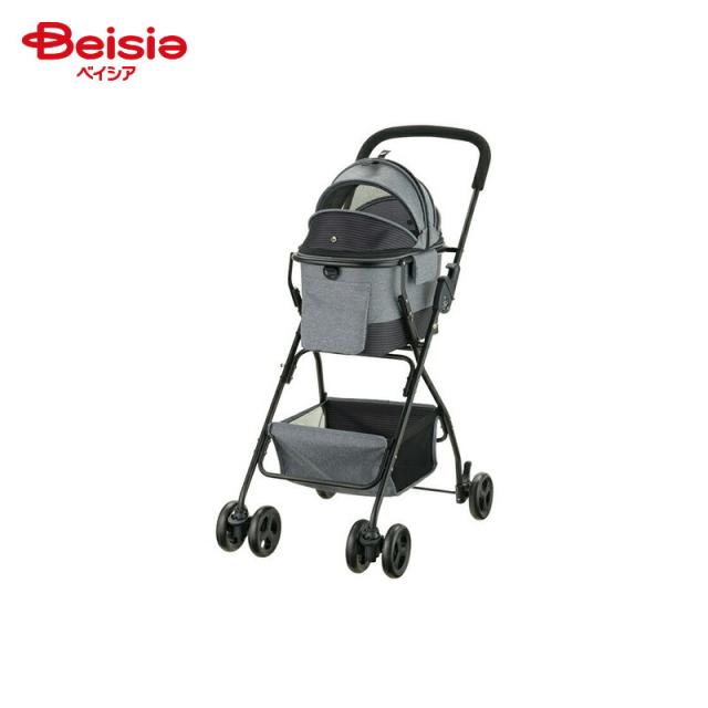 リッチェル ペットカート ミニモ グレー ペット