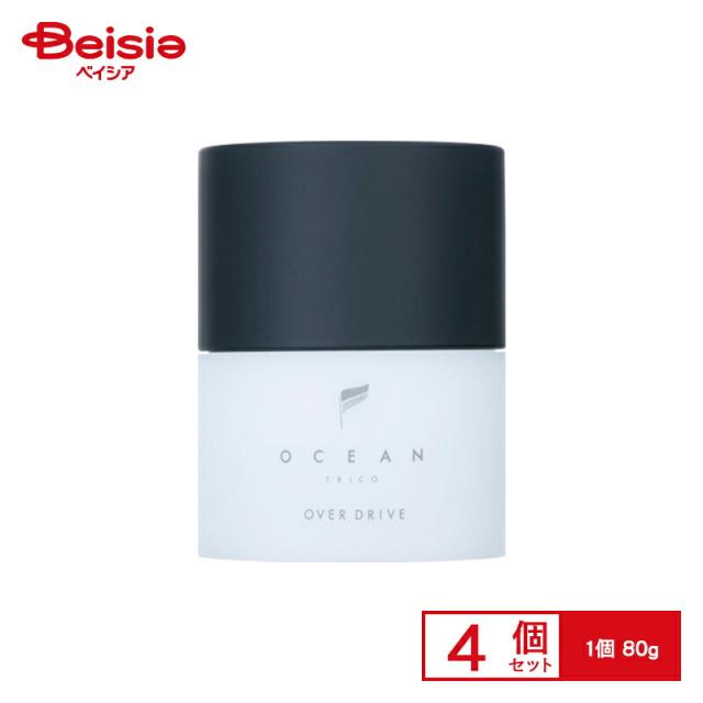 フィッツコーポレーション オーシャントリコ ヘアスタイリングワックス オーバードライブ 80g×4個の通販は