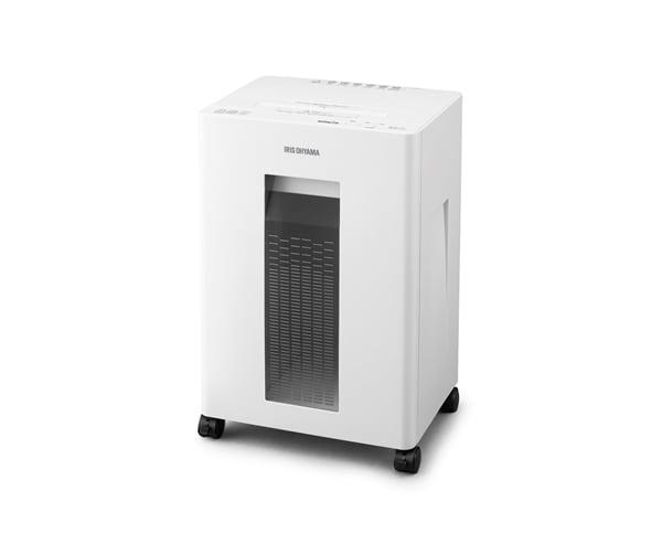 アイリスオーヤマ オフィスシュレッダー OF15M ホワイト | シュレッダー 電動 家庭用 業務用 静音 コンパクト クロスカット A4 DVD CD カード OF15M