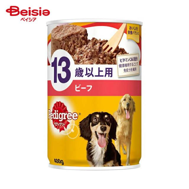 ドッグフード マースジャパンリミテッド ペディグリー13歳以上用ビーフ400g×24 シニア まとめ買い ペット | ペディグリー ドッグフード ウェット 缶詰 犬 エサ 餌 パウチ ペディグリー13歳以上 ペディグリービーフ シニア犬 高齢犬 400g 24個 まとめ買い お得
