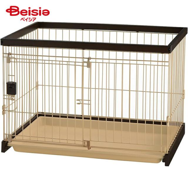 リッチェル ペット用 木製お掃除簡単サークル90-60 ダークブラウン ペット