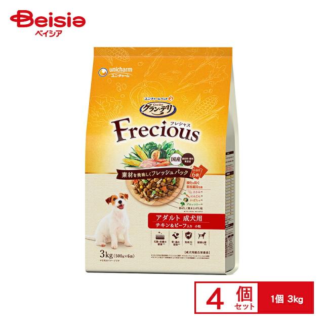 ユニ・チャーム(unicharm) グラン・デリ Frecious成年者意気地無し&牛肉 3kg x4