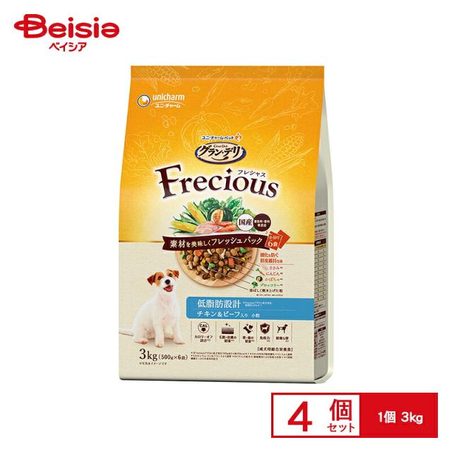 ユニ・チャーム(unicharm) グラン・デリ Frecious成年者低あぶら身意気地無し&牛肉 3kg x4