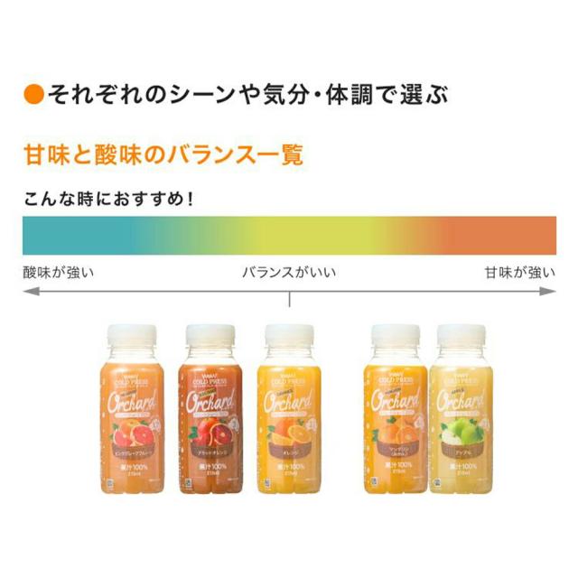 [冷蔵] Wow-Food Wow Orchard コールドプレス ストレート ブラッドオレンジ 215ml×24本_5