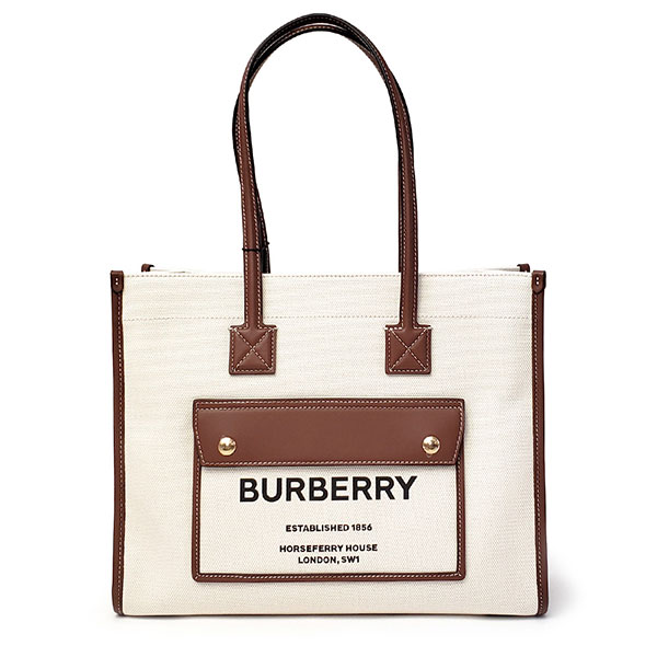 バーバリー バッグ レディース BURBERRY スモールフレヤトート 8044138 ブラウン