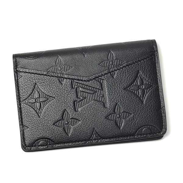 ルイヴィトン モノグラム　シャドウ　オーガナイザードゥポッシュ ルイヴィトン カードケース メンズ LOUIS VUITTON モノグラムシャドウ