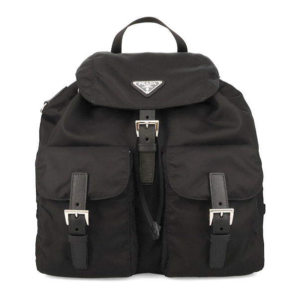 プラダ リュック レディース PRADA ポーチ付 ミディアム リナイロン バックパック 1BZ811 RV44 NERO ブラック リュック