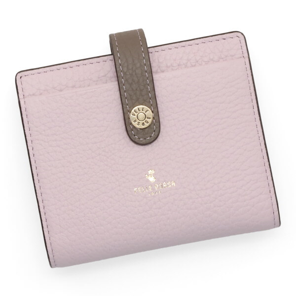 ペレボルサ 紙入れ  レディース PELLE BORSA レサイバー空間 4781 LL 紫はしどい 二つ折り紙入れ