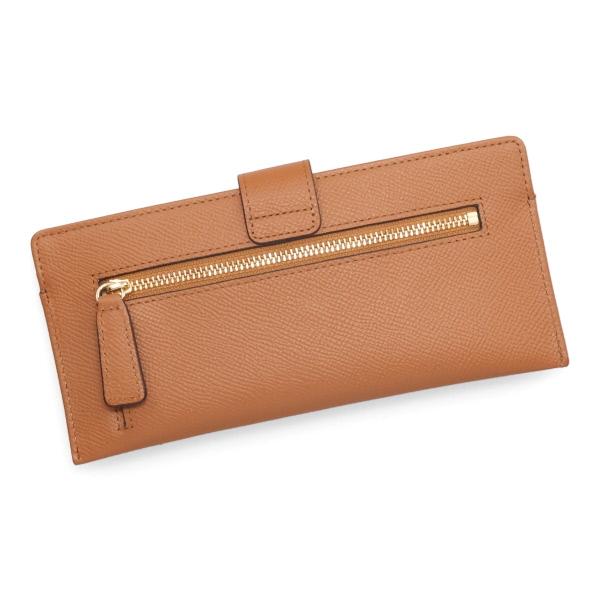 ペレボルサ 財布 レディース PELLE BORSA フレンチカーフ スリムウォレット 3303 CA キャメル 長財布_2