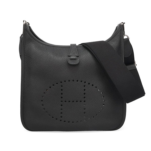 エルメス エブリン3 PM 29cm HERMES トリヨンクレマンス ブラック シルバー金具 056277 K刻印 ショルダーバッグ
