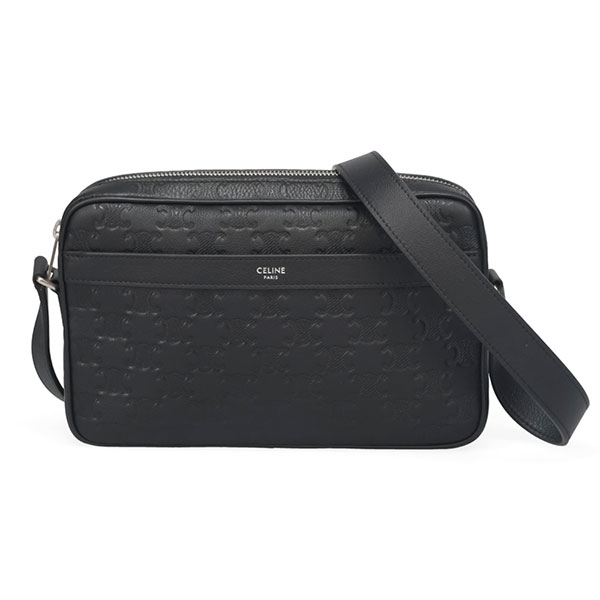 セリーヌ バッグ メンズ CELINE ミディアム メッセンジャー 11700 3FS3 38SI ブラック ショルダーバッグ